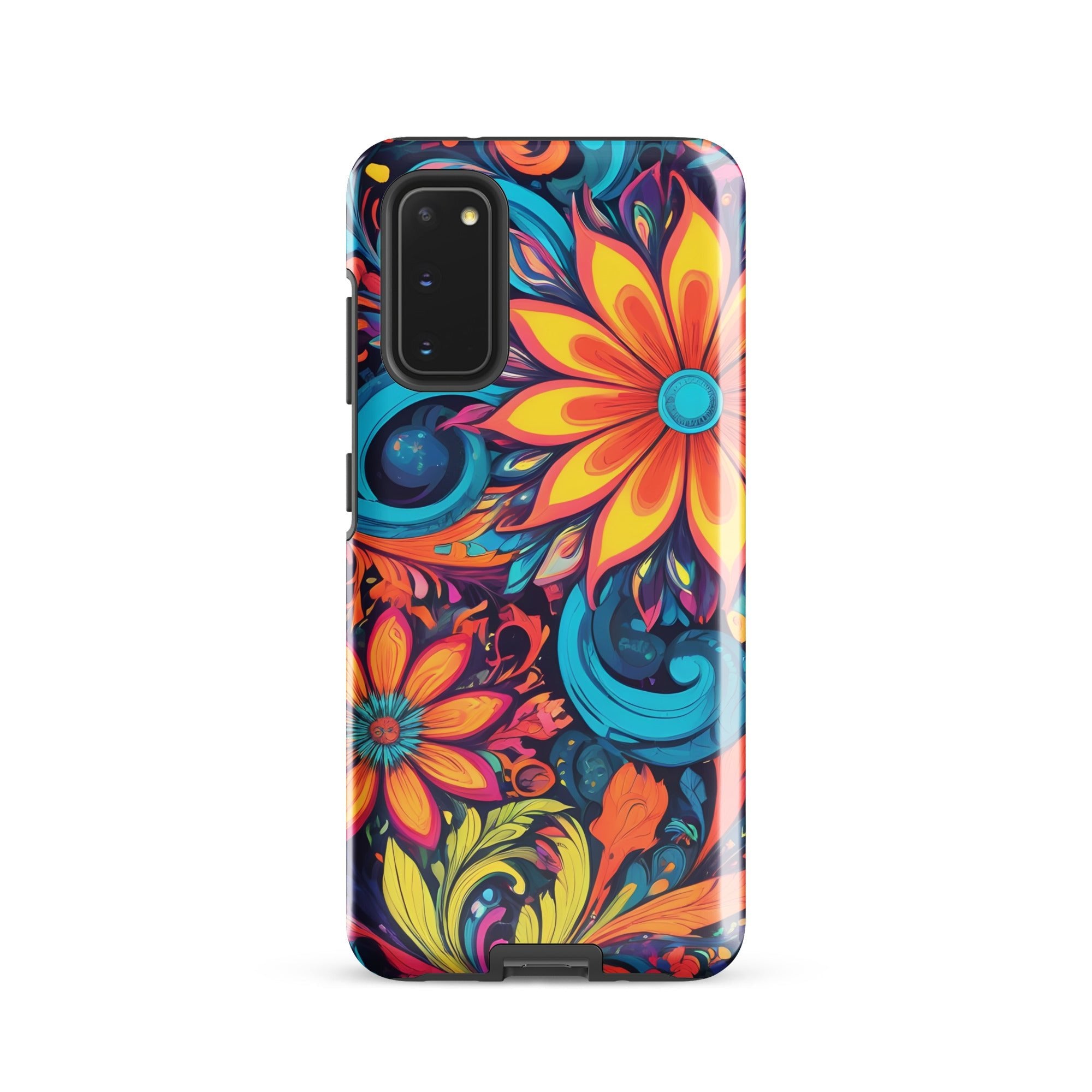 Carcasa resistente para Samsung - Flores Multi Color - CeluMovil