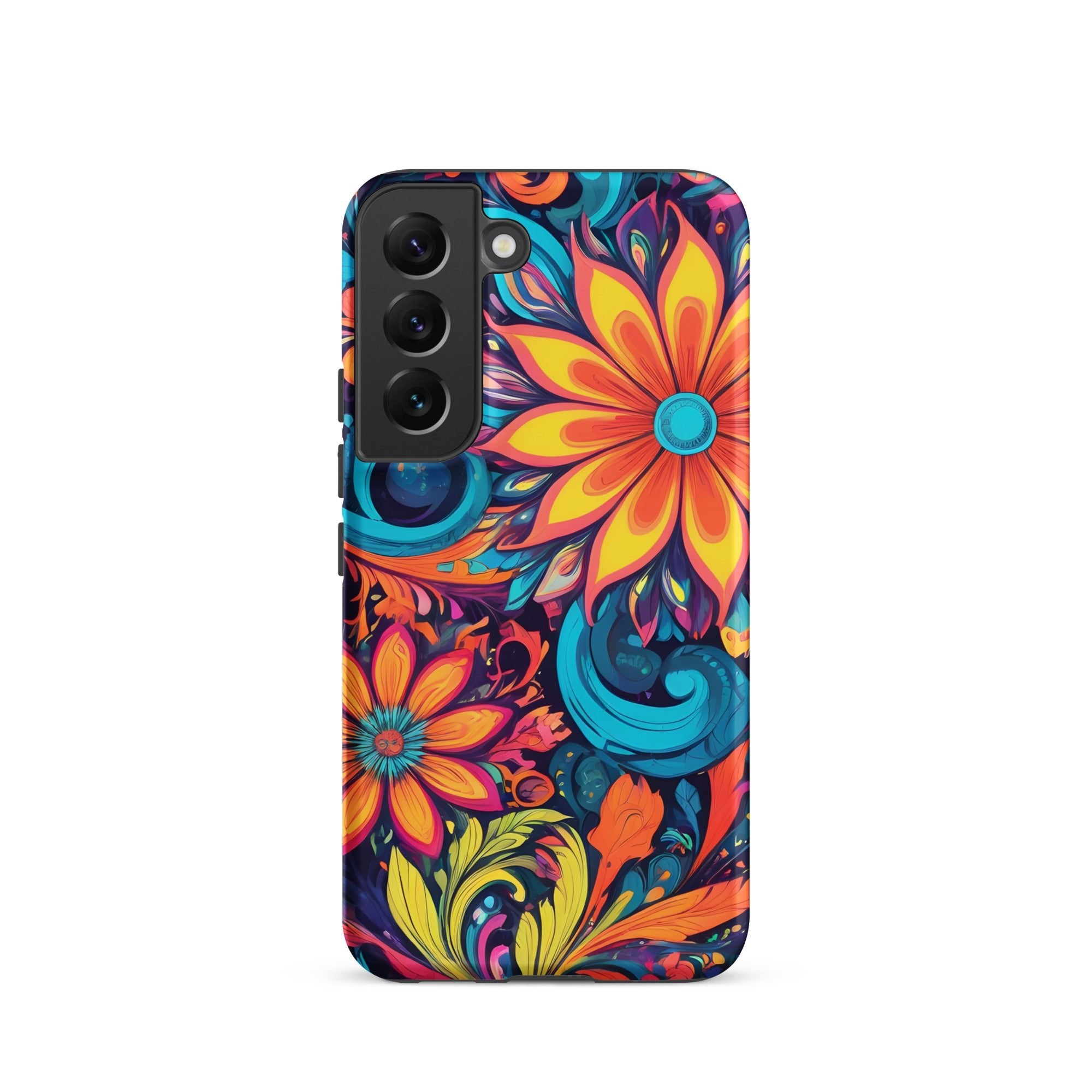 Carcasa resistente para Samsung - Flores Multi Color - CeluMovil