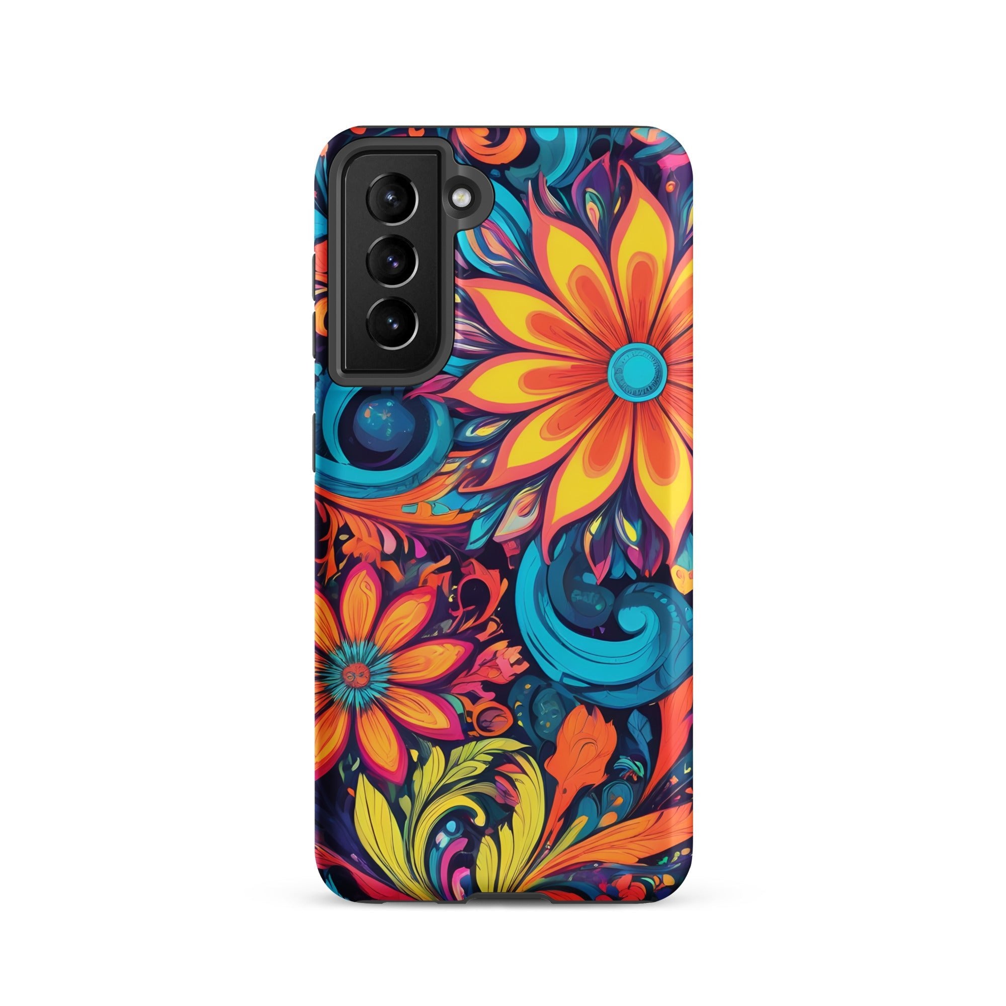 Carcasa resistente para Samsung - Flores Multi Color - CeluMovil