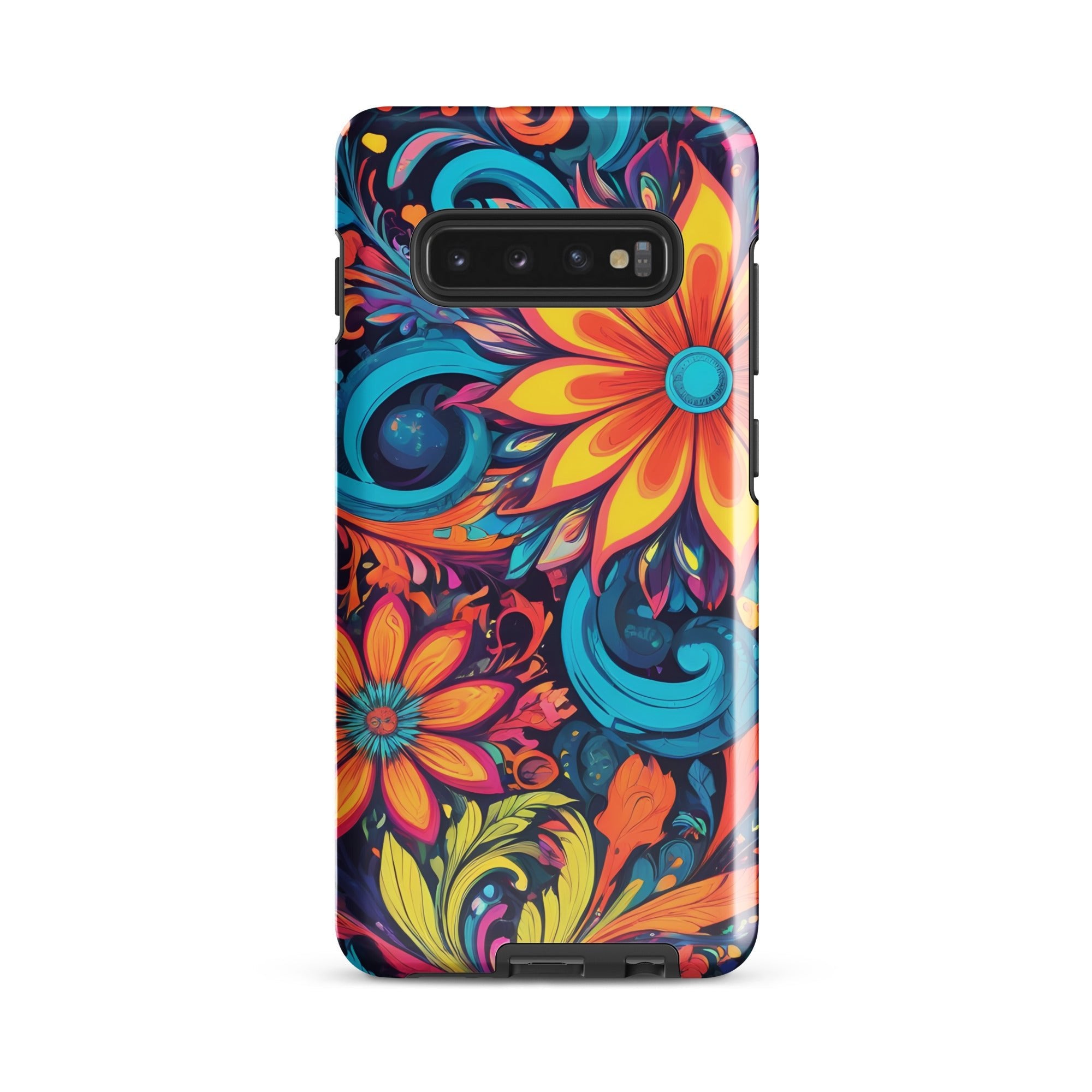 Carcasa resistente para Samsung - Flores Multi Color - CeluMovil