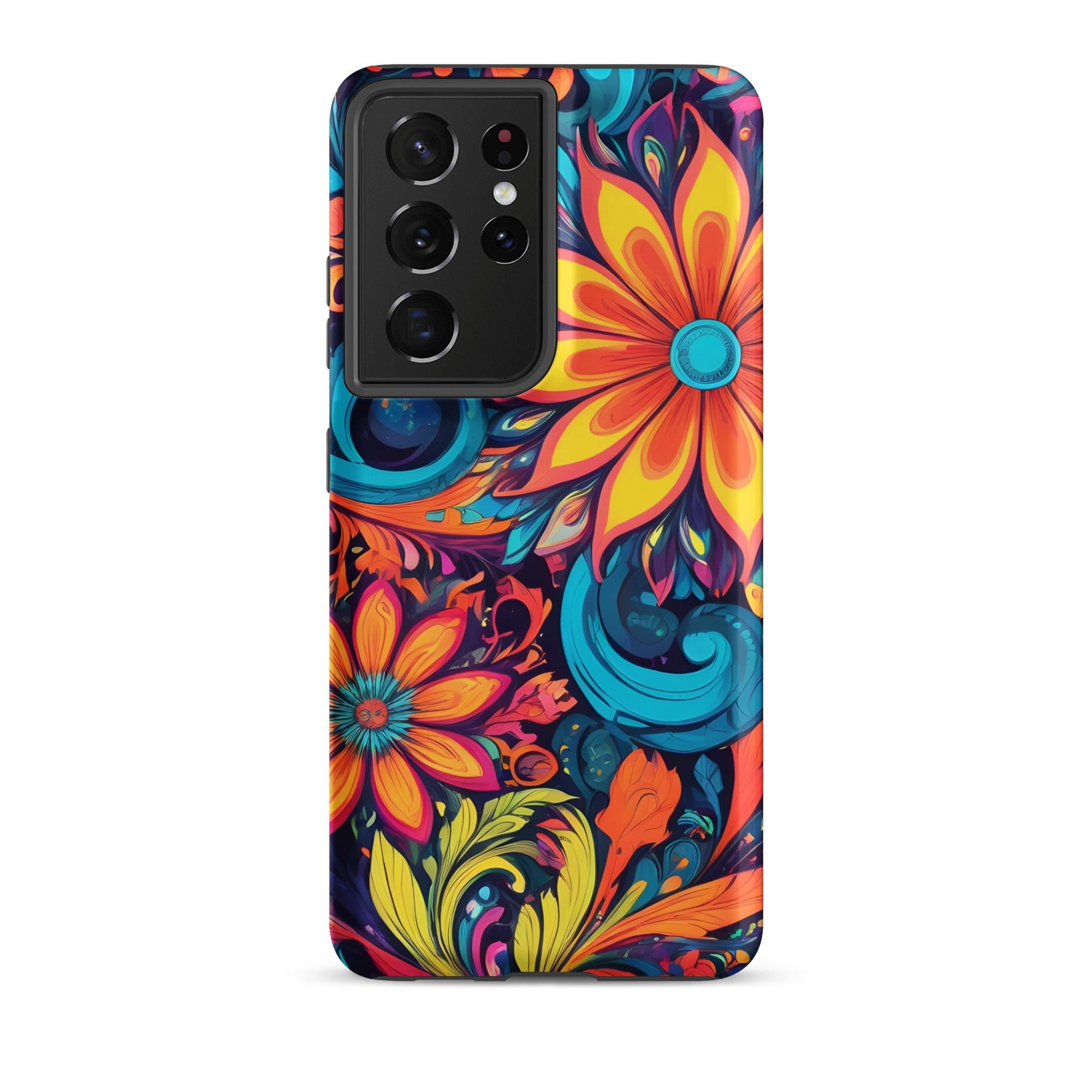 Carcasa resistente para Samsung - Flores Multi Color - CeluMovil