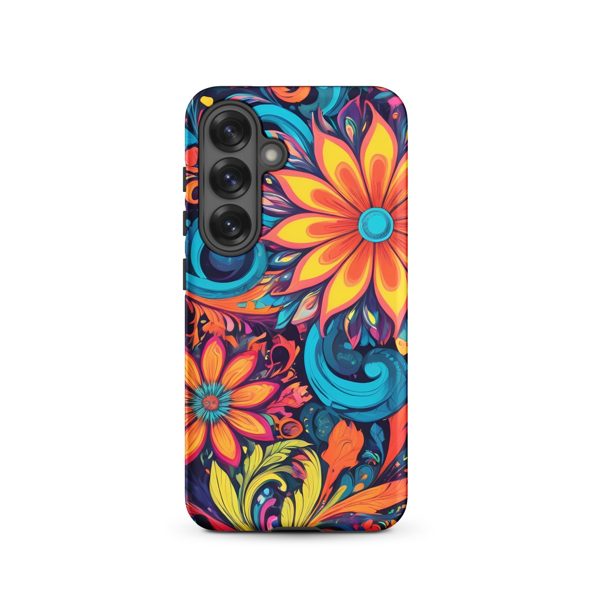 Carcasa resistente para Samsung - Flores Multi Color - CeluMovil