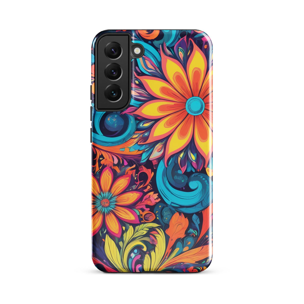 Carcasa resistente para Samsung - Flores Multi Color - CeluMovil