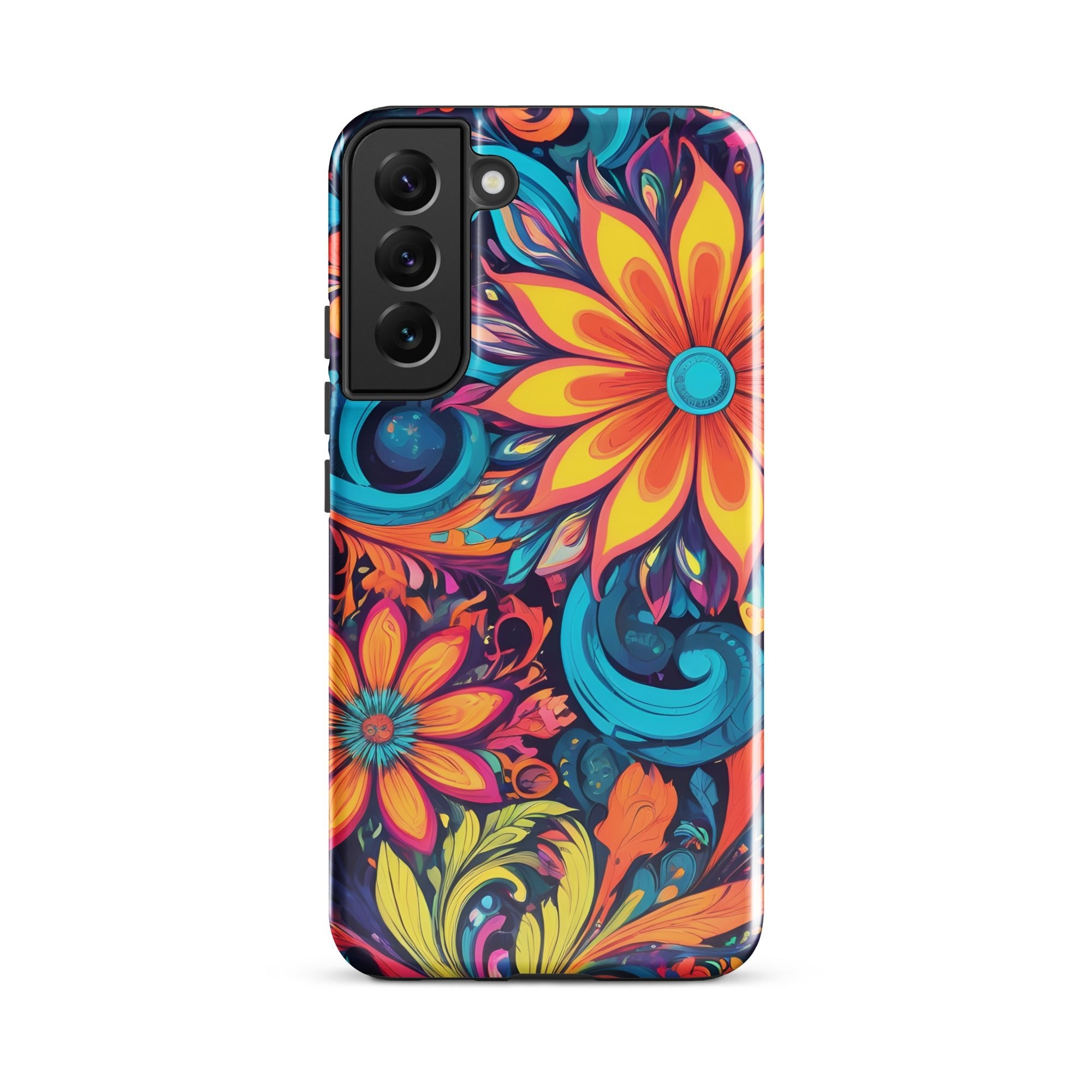 Carcasa resistente para Samsung - Flores Multi Color - CeluMovil