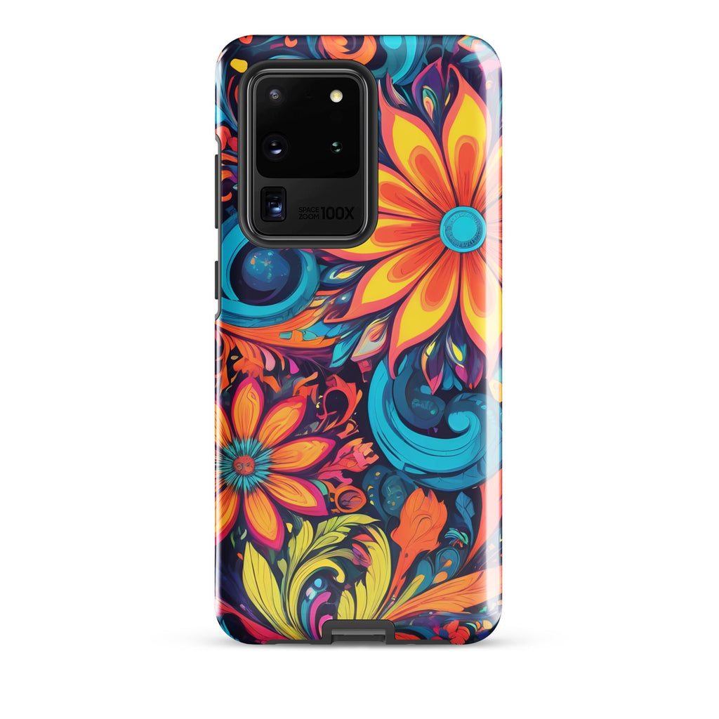 Carcasa resistente para Samsung - Flores Multi Color - CeluMovil