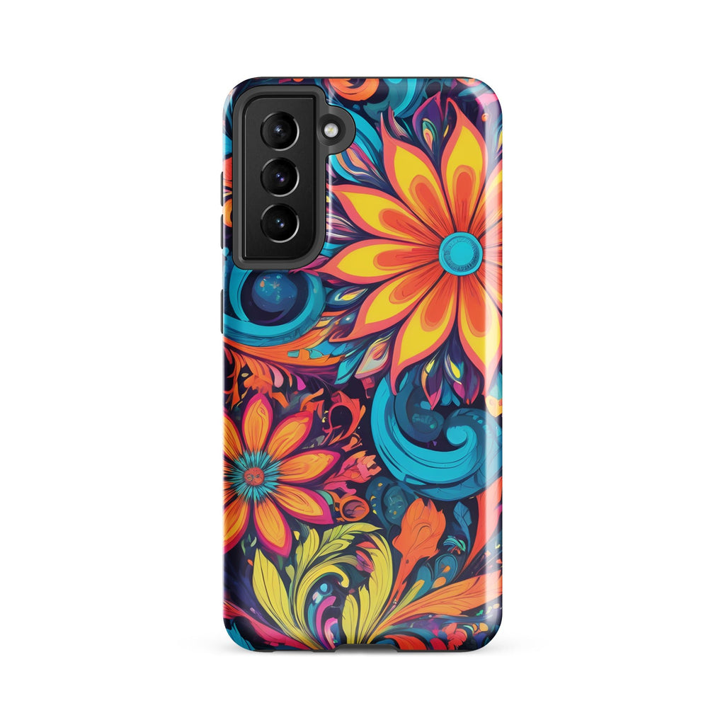 Carcasa resistente para Samsung - Flores Multi Color - CeluMovil