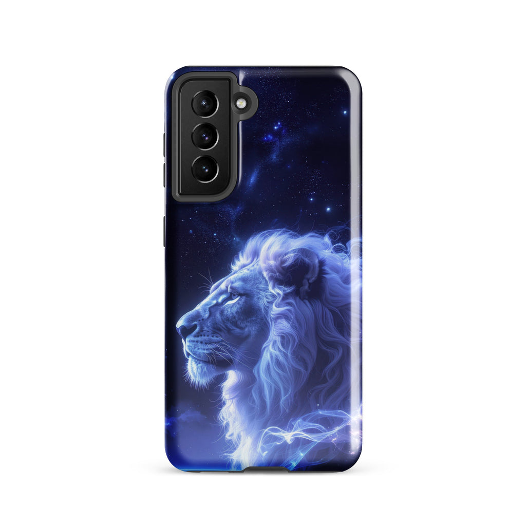 Carcasa resistente para Samsung – León Celestial de la Luz de las Estrellas - CeluMovil