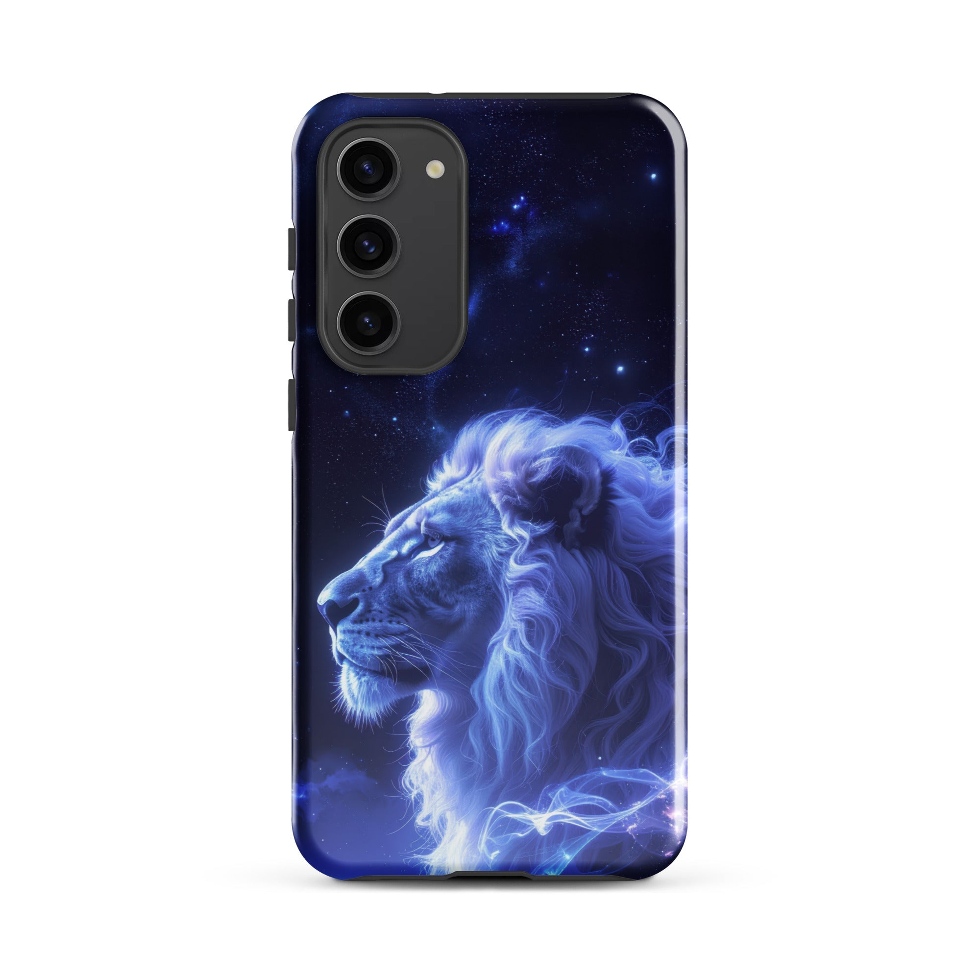 Carcasa resistente para Samsung – León Celestial de la Luz de las Estrellas - CeluMovil