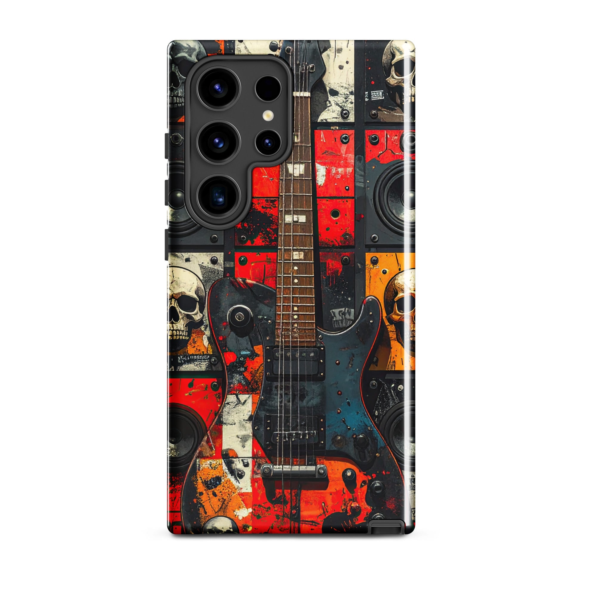 Carcasa Resistente para Samsung - Rebelión de Guitarras - CeluMovil