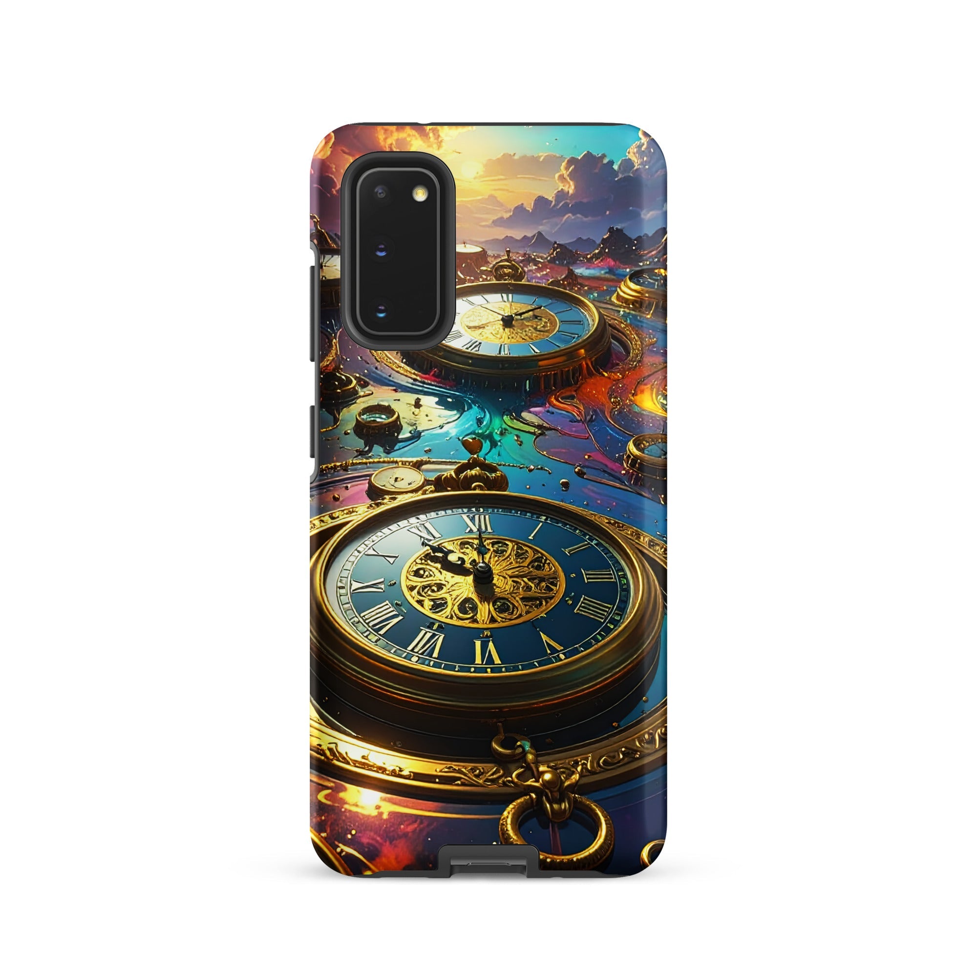 Carcasa Resistente para Samsung - Reino del Reloj Atemporal - CeluMovil