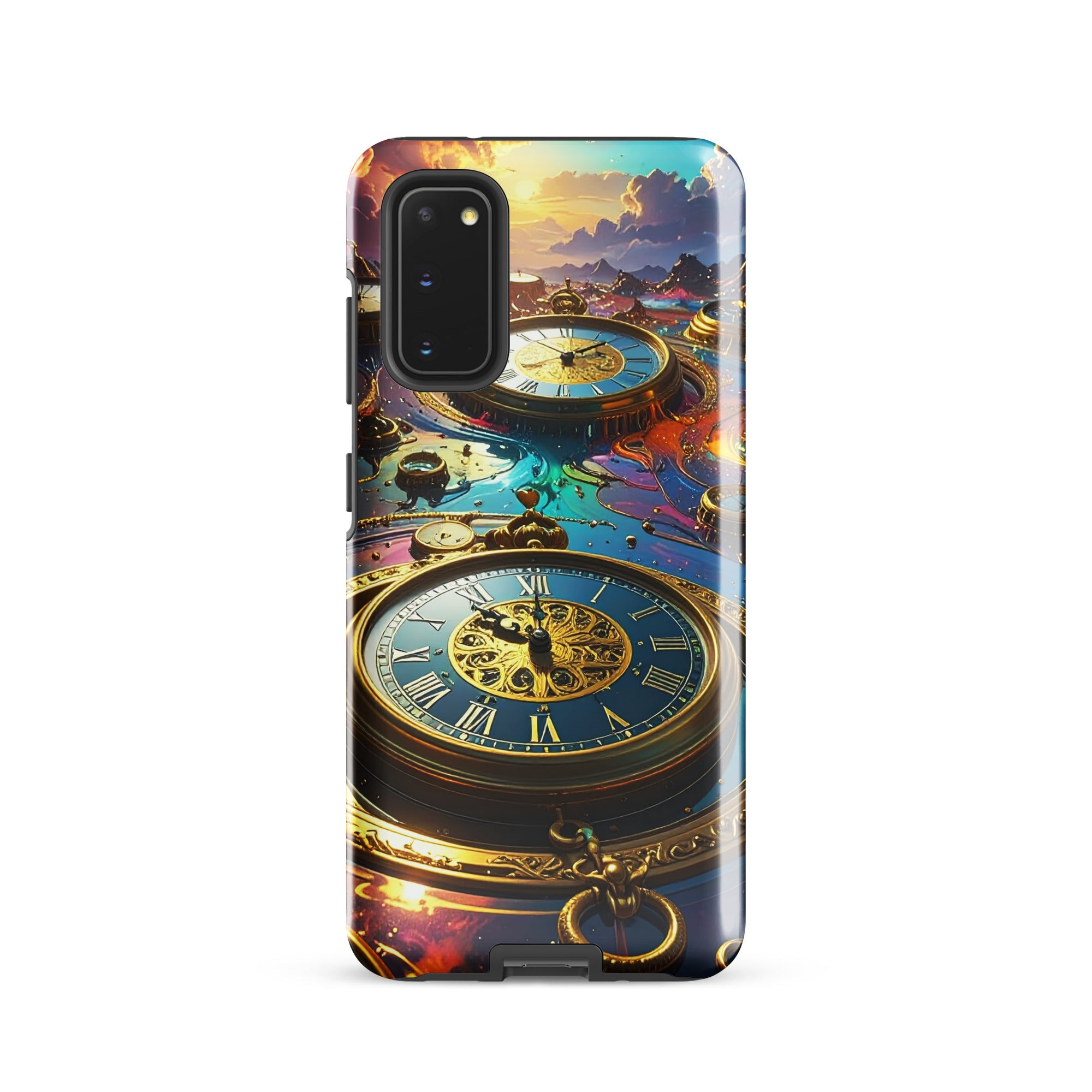 Carcasa Resistente para Samsung - Reino del Reloj Atemporal - CeluMovil