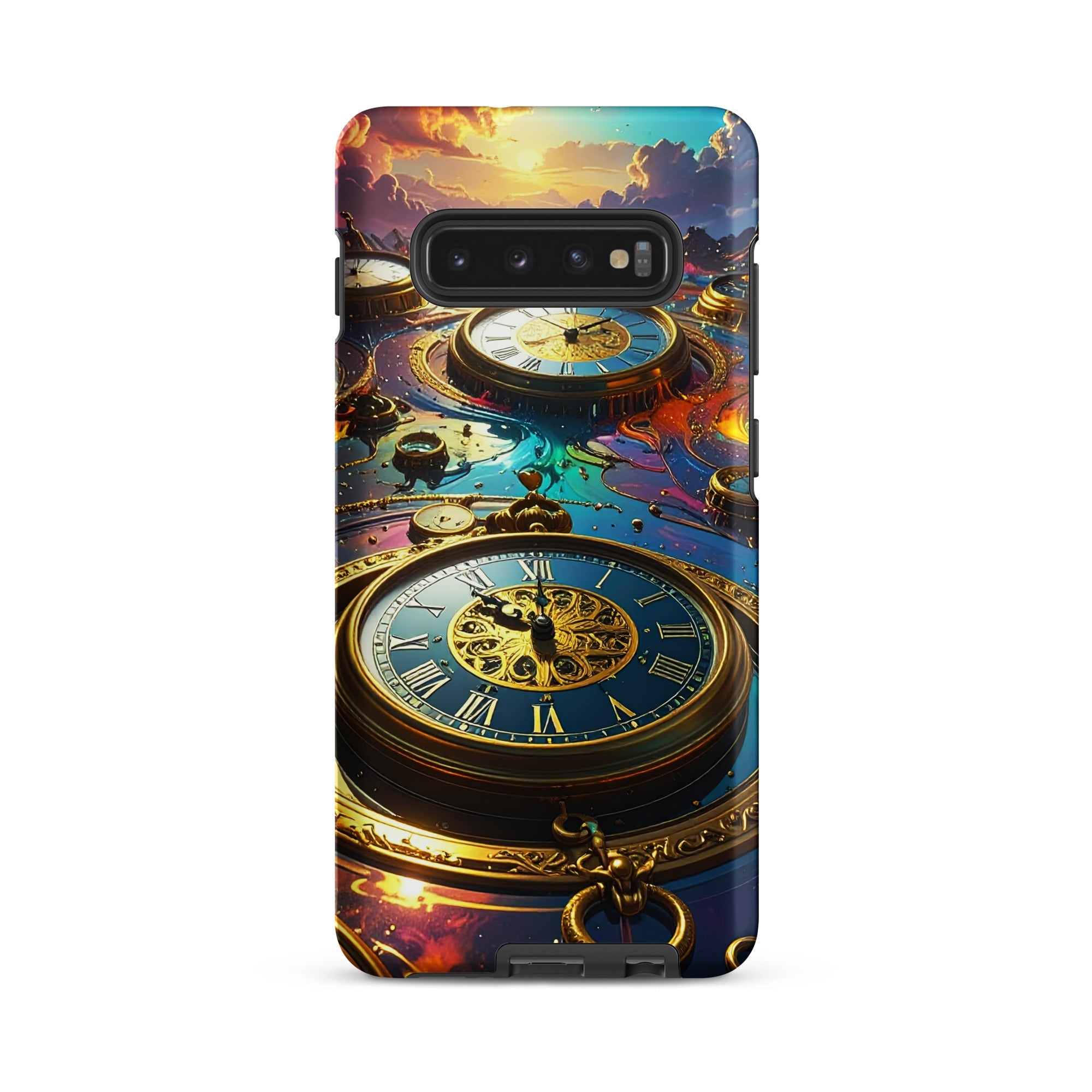 Carcasa Resistente para Samsung - Reino del Reloj Atemporal - CeluMovil