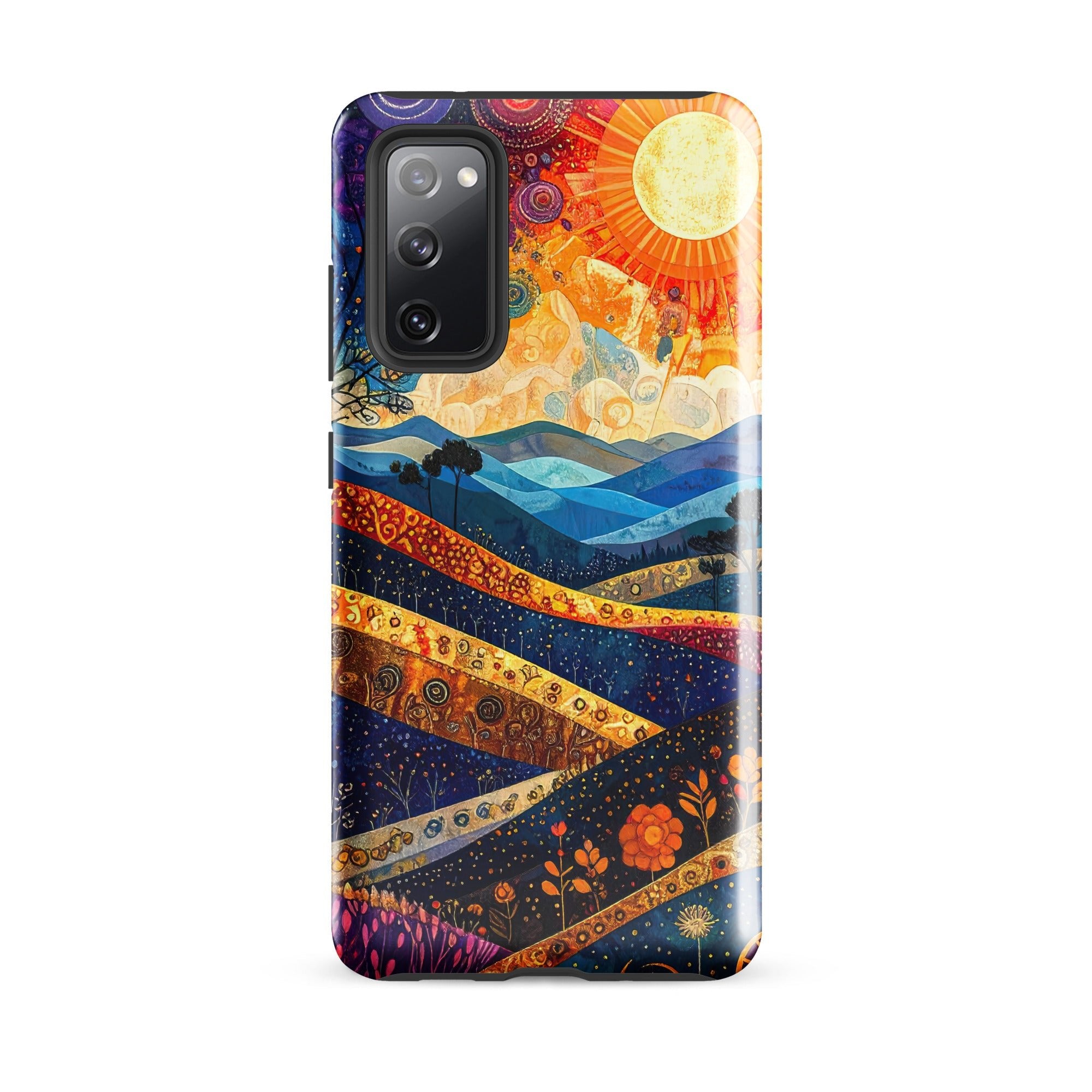 Carcasa Resistente para Samsung - Resplandor Radiante de Montaña - CeluMovil