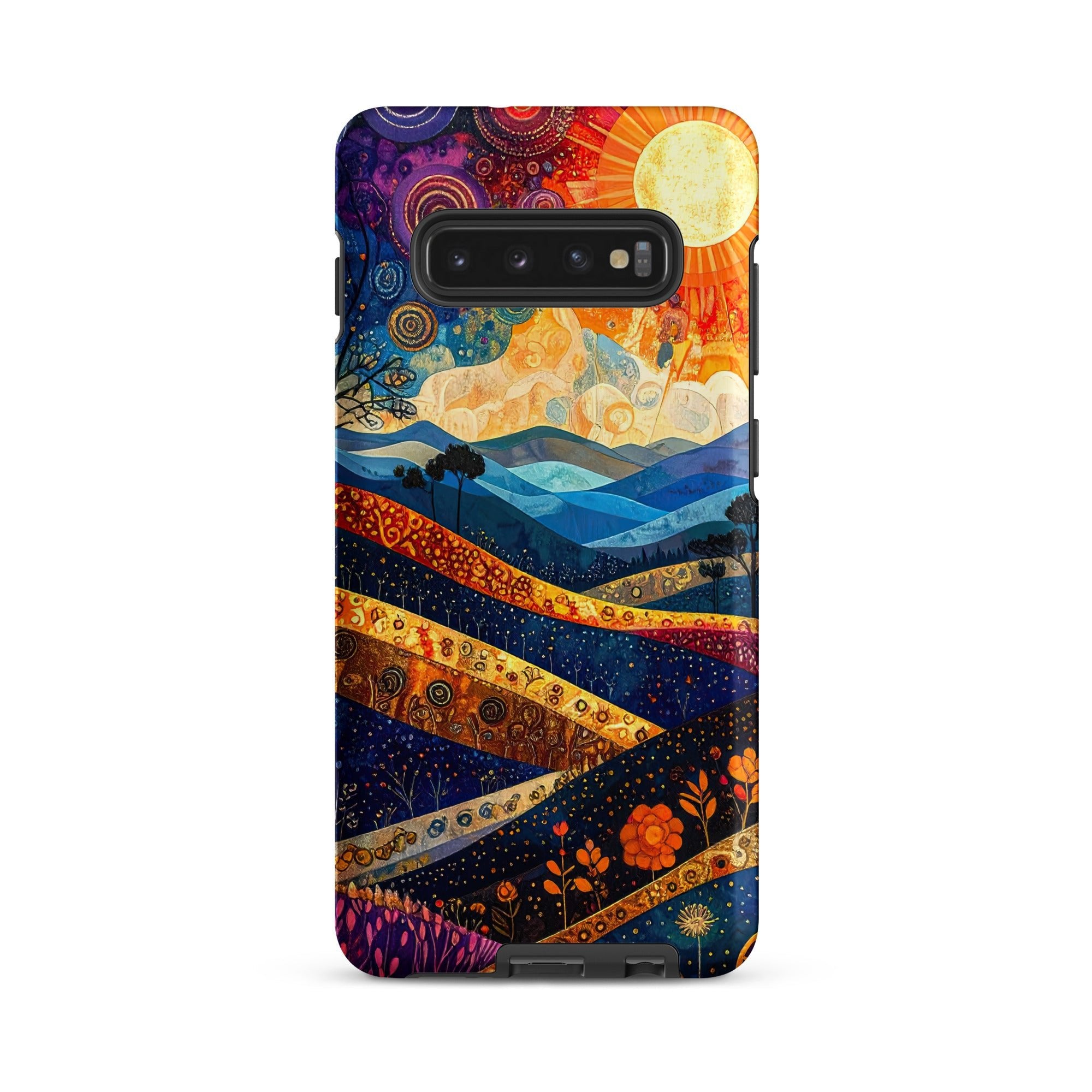 Carcasa Resistente para Samsung - Resplandor Radiante de Montaña - CeluMovil