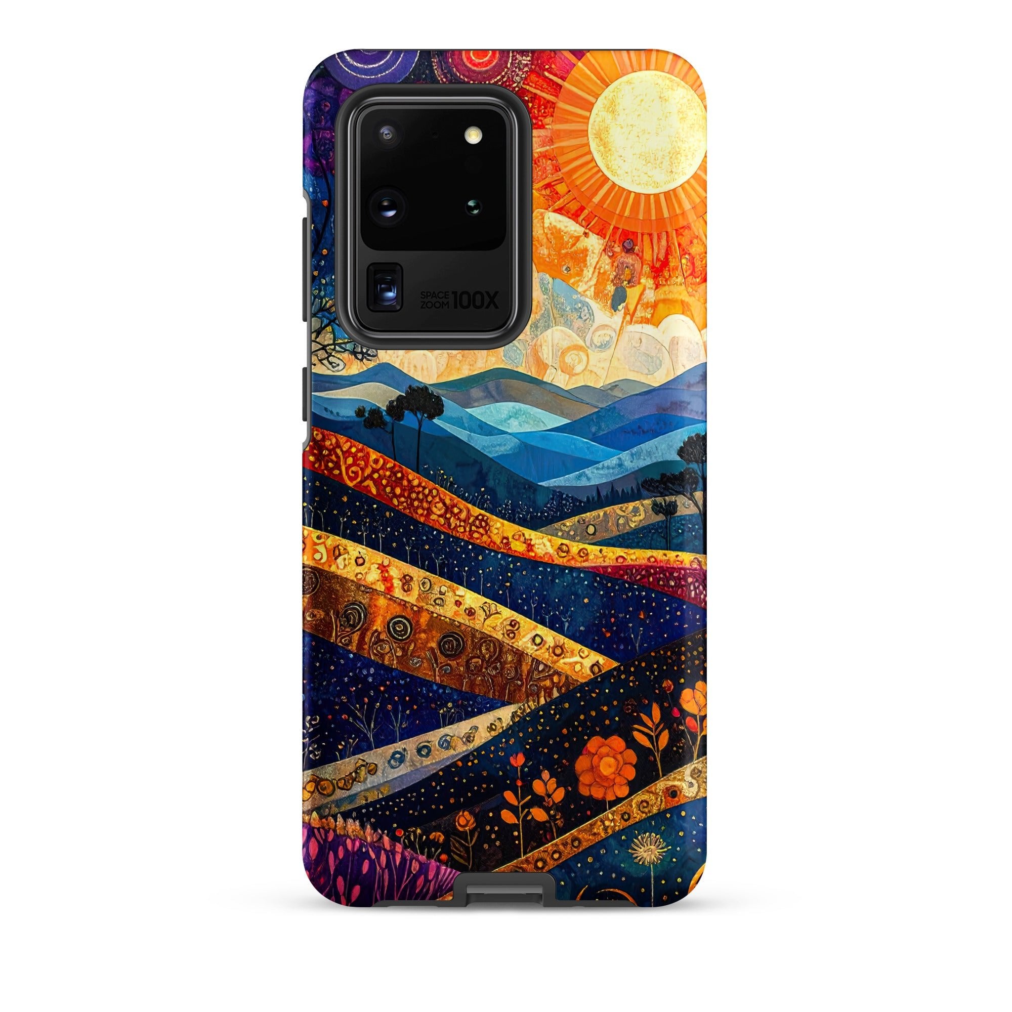 Carcasa Resistente para Samsung - Resplandor Radiante de Montaña - CeluMovil