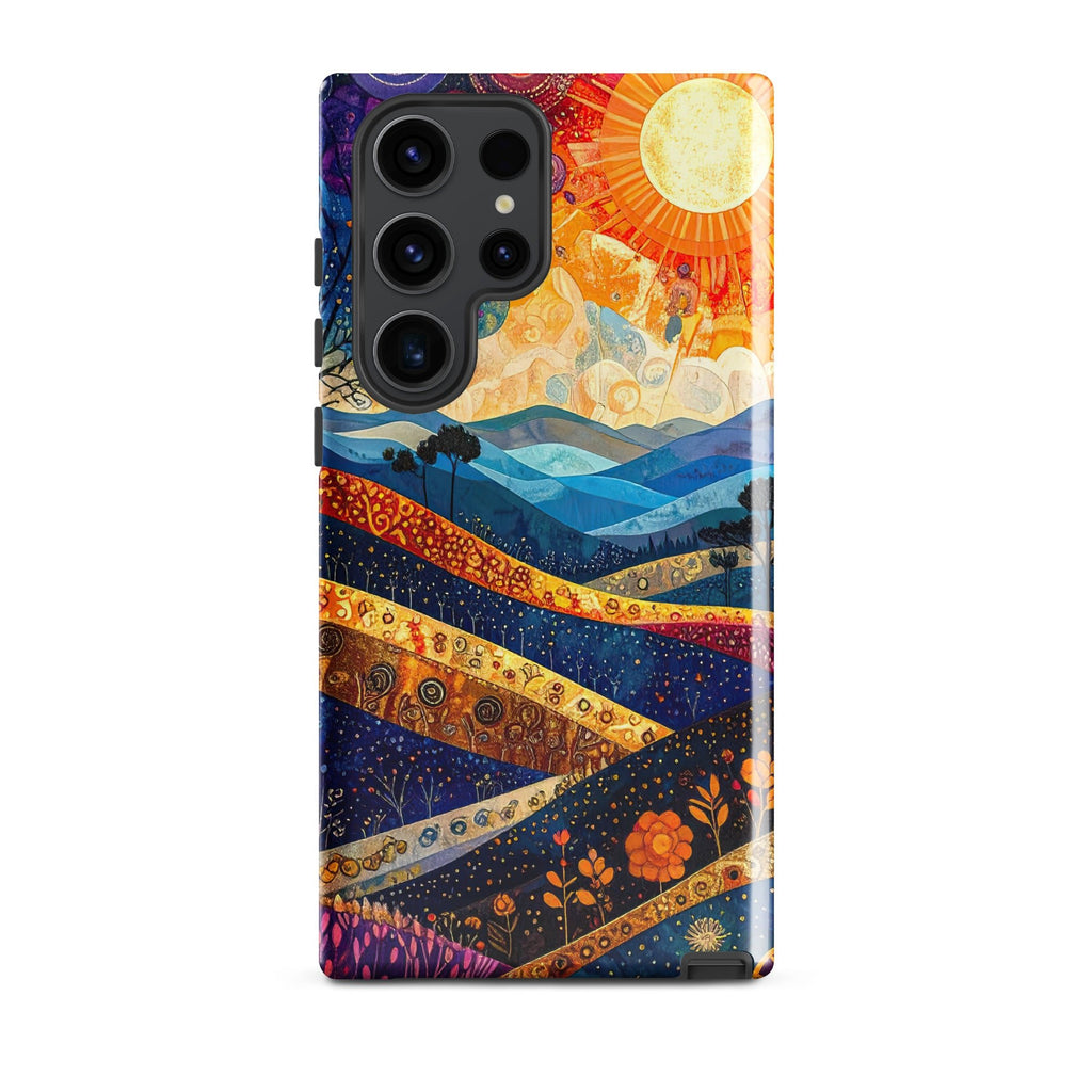 Carcasa Resistente para Samsung - Resplandor Radiante de Montaña - CeluMovil