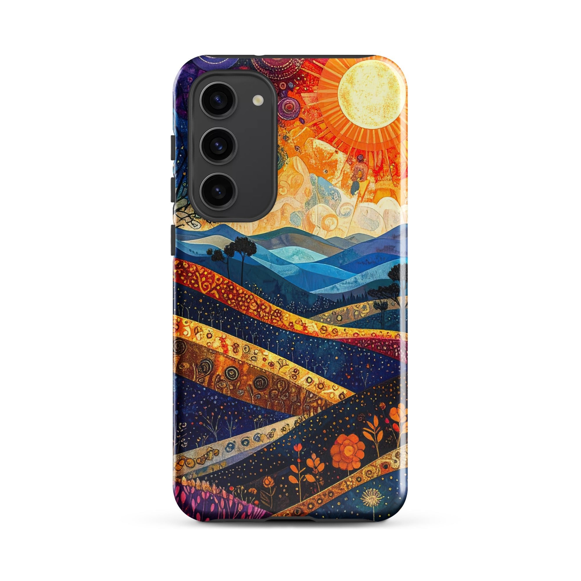 Carcasa Resistente para Samsung - Resplandor Radiante de Montaña - CeluMovil