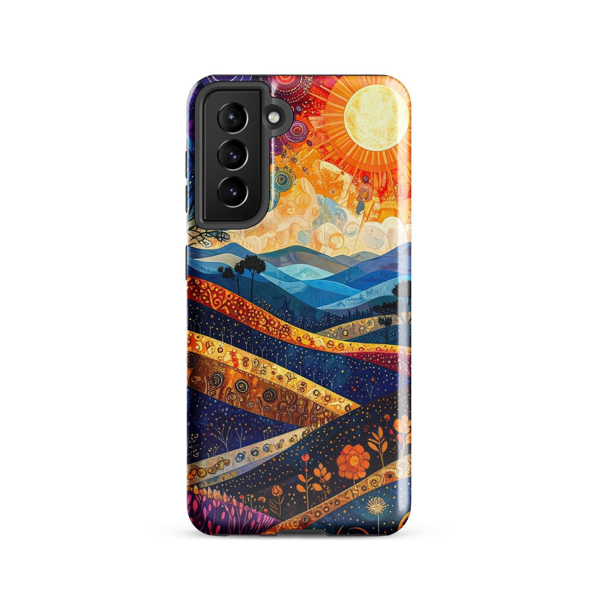 Carcasa Resistente para Samsung - Resplandor Radiante de Montaña - CeluMovil