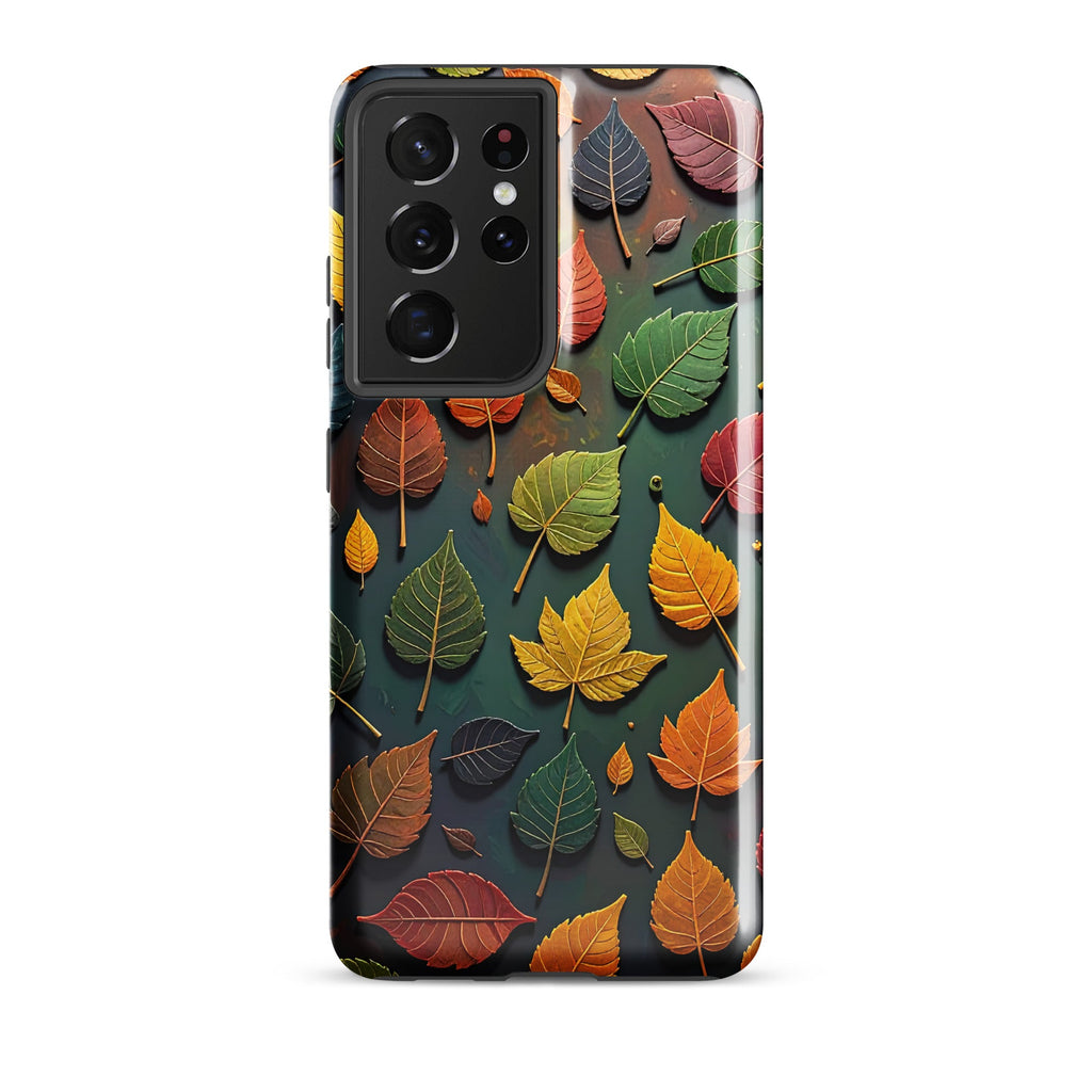 Carcasa Resistente para Samsung - Sinfonía de Hojas Otoñales - CeluMovil