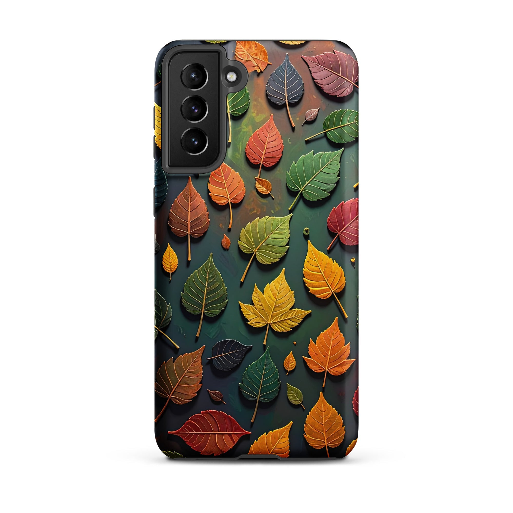 Carcasa Resistente para Samsung - Sinfonía de Hojas Otoñales - CeluMovil