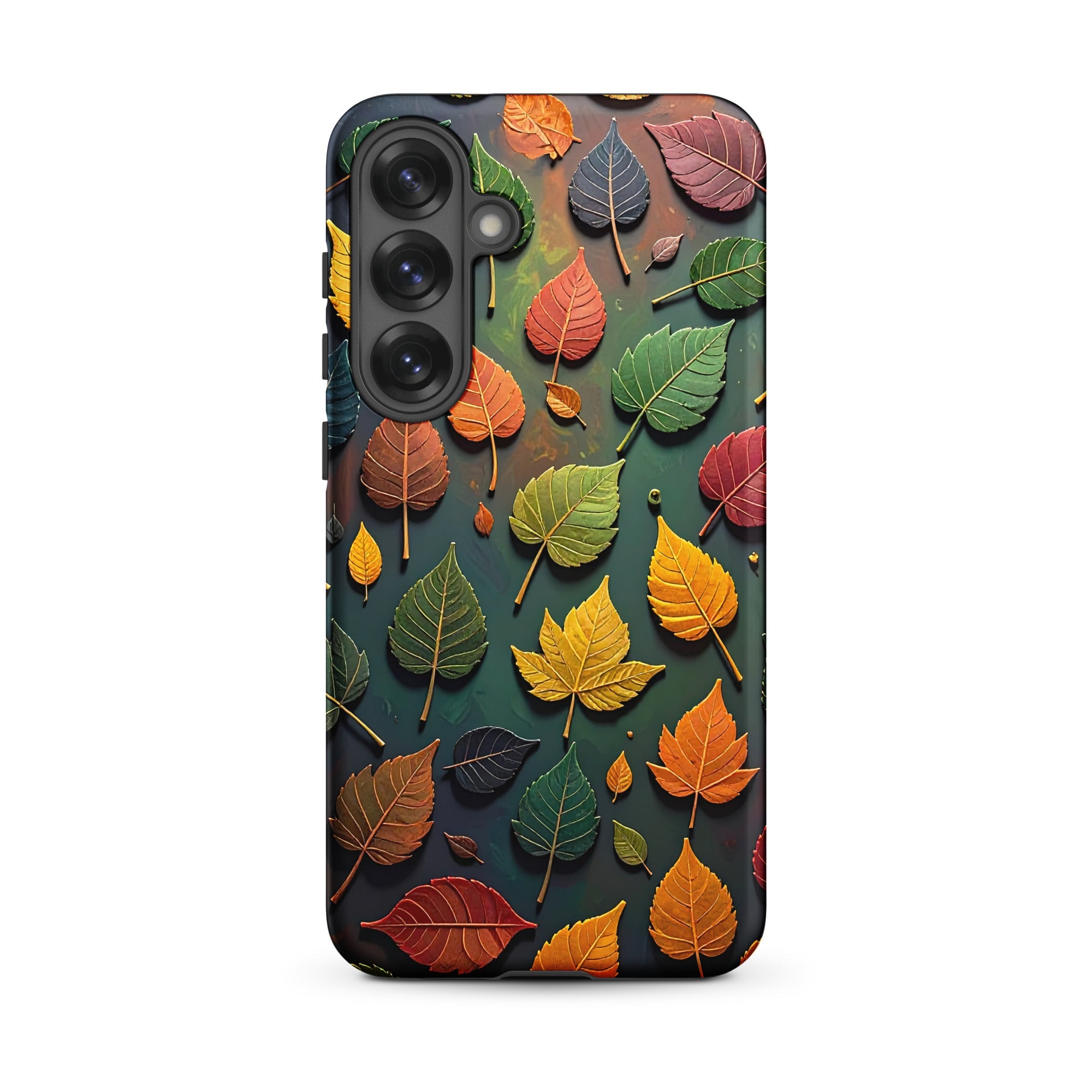 Carcasa Resistente para Samsung - Sinfonía de Hojas Otoñales - CeluMovil