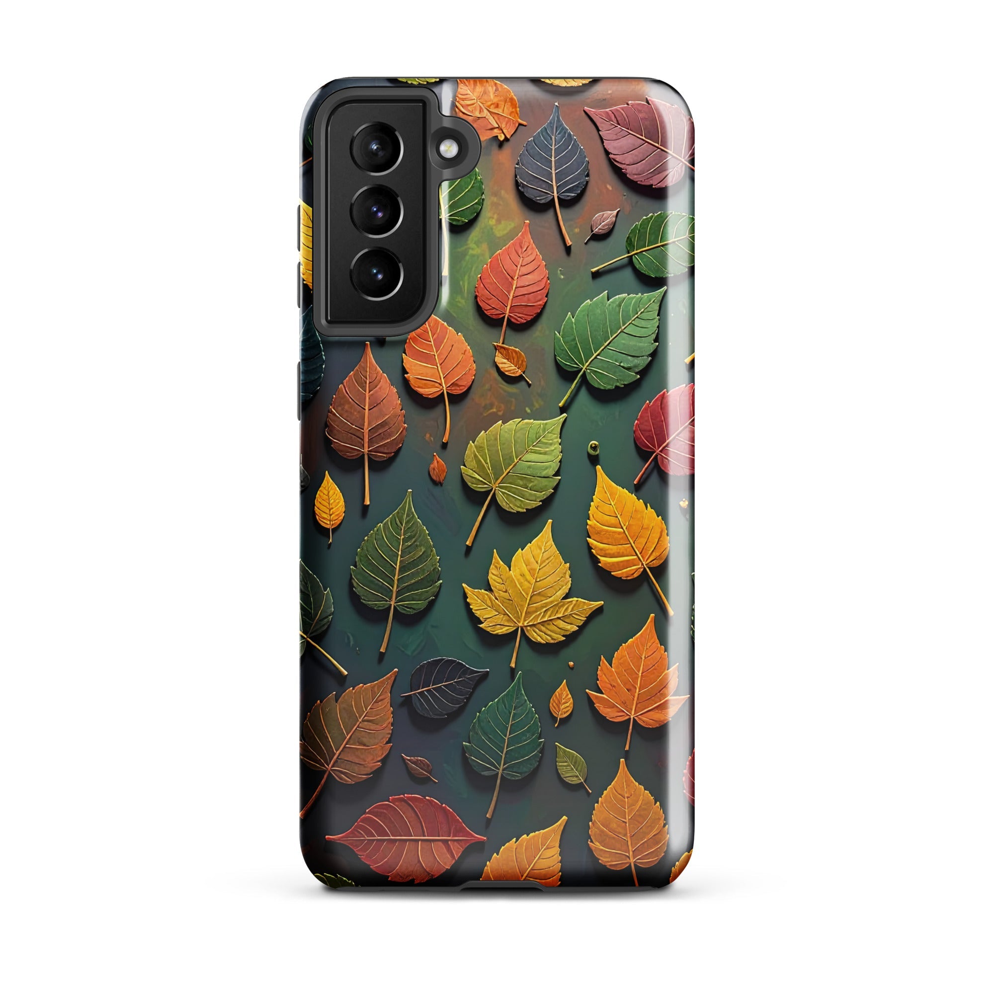 Carcasa Resistente para Samsung - Sinfonía de Hojas Otoñales - CeluMovil
