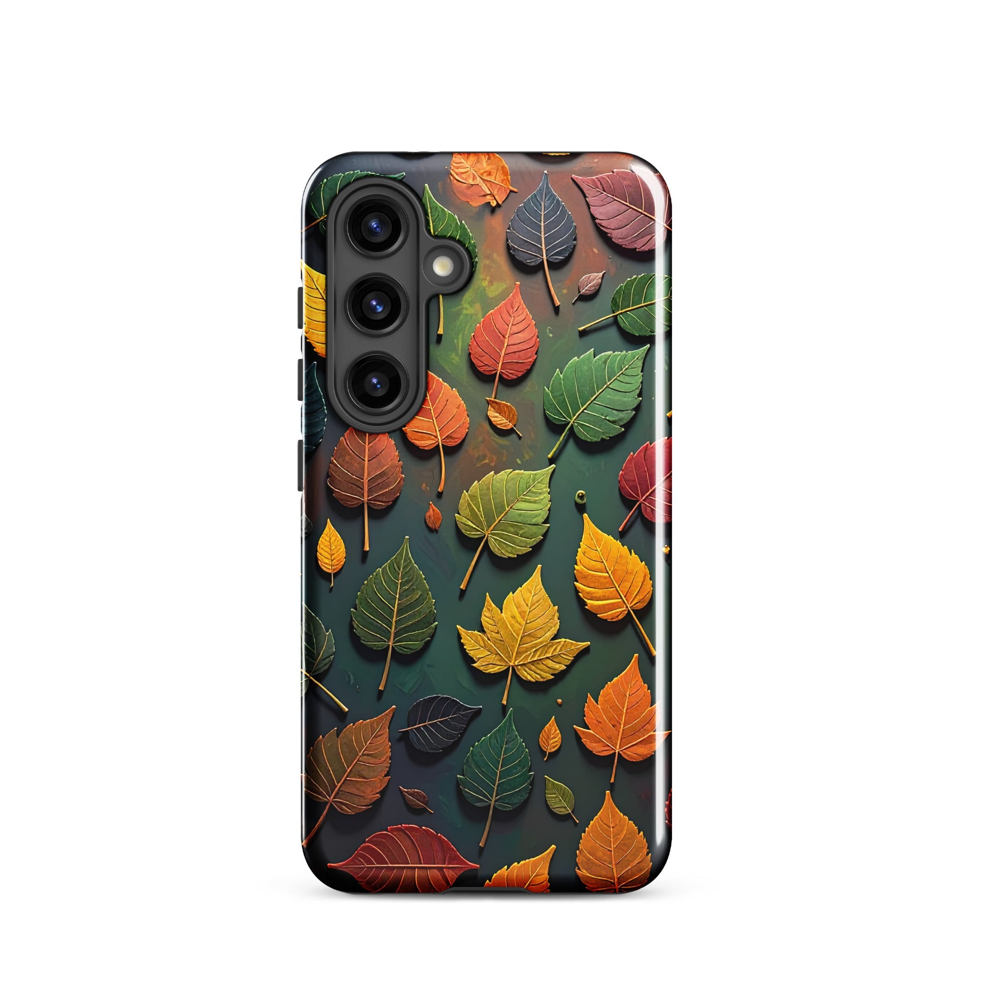 Carcasa Resistente para Samsung - Sinfonía de Hojas Otoñales - CeluMovil