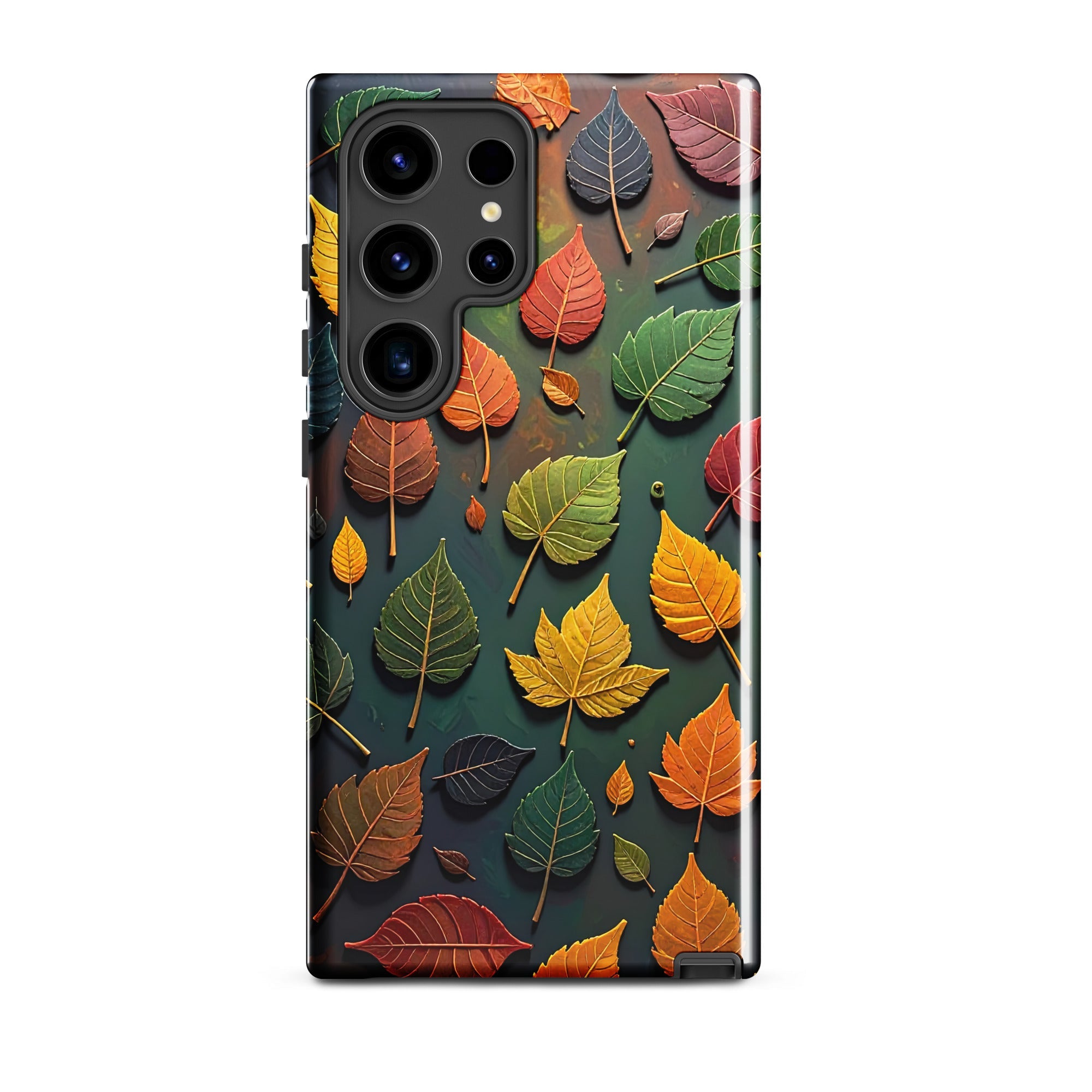 Carcasa Resistente para Samsung - Sinfonía de Hojas Otoñales - CeluMovil