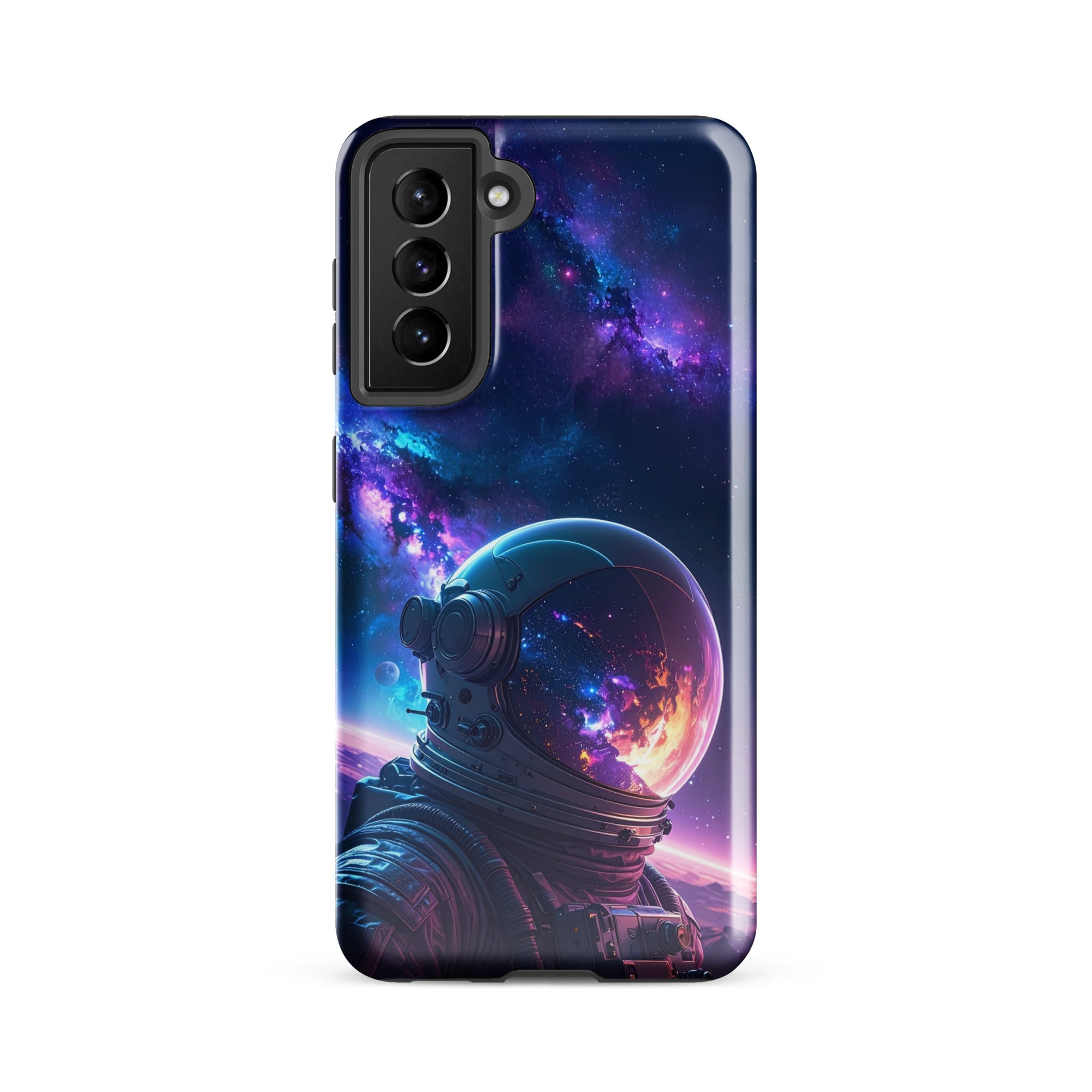 Carcasa Resistente para Samsung - Viaje de Astronauta Cósmico - CeluMovil