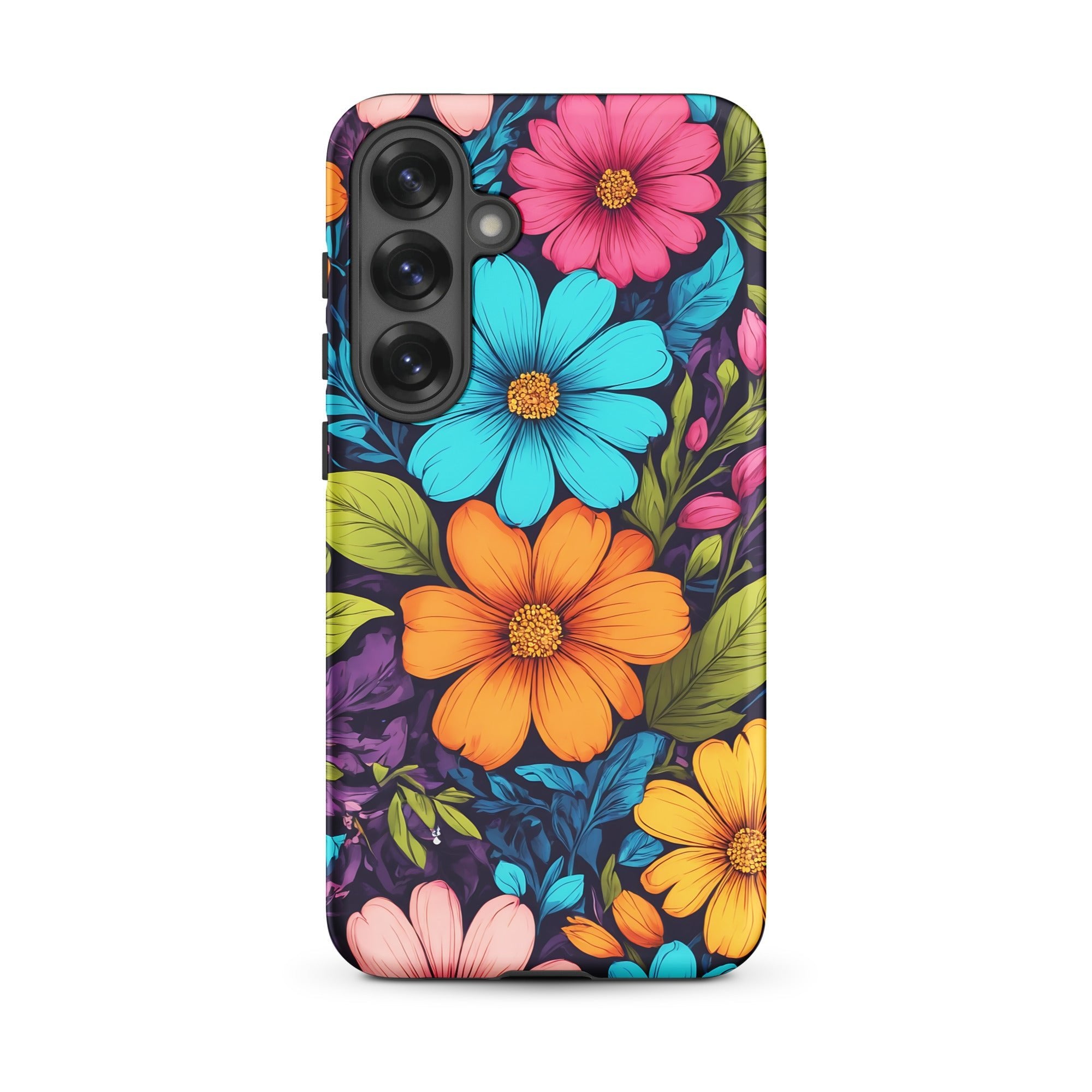 Carcasa resistente para Samsung - Vibrante diseño botánico - CeluMovil