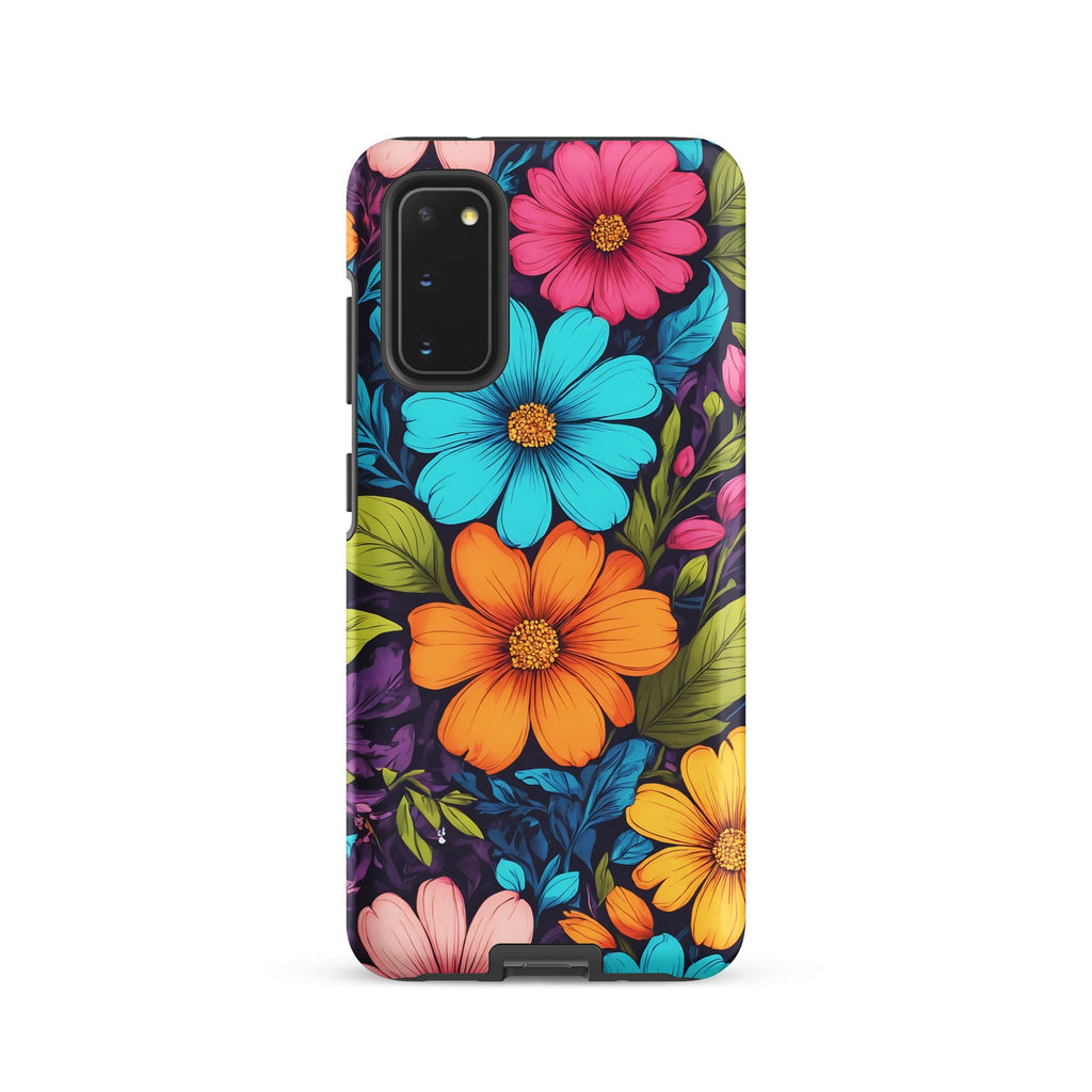 Carcasa resistente para Samsung - Vibrante diseño botánico - CeluMovil