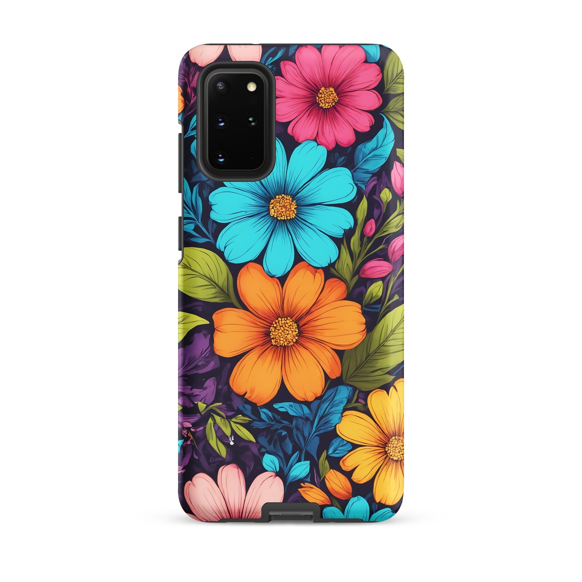 Carcasa resistente para Samsung - Vibrante diseño botánico - CeluMovil