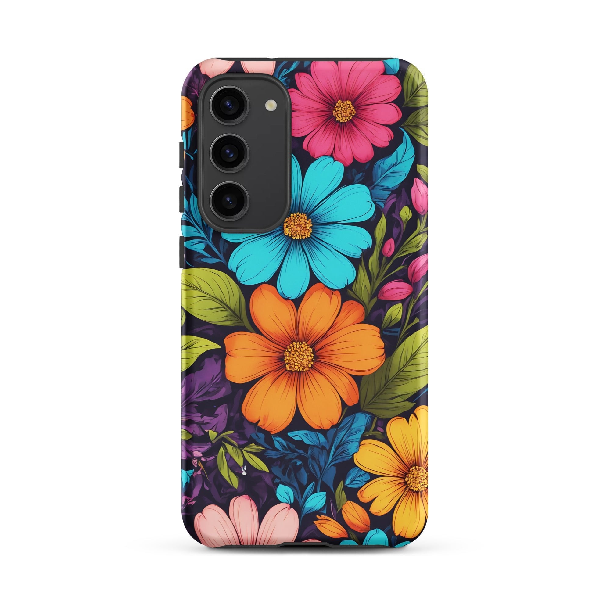 Carcasa resistente para Samsung - Vibrante diseño botánico - CeluMovil