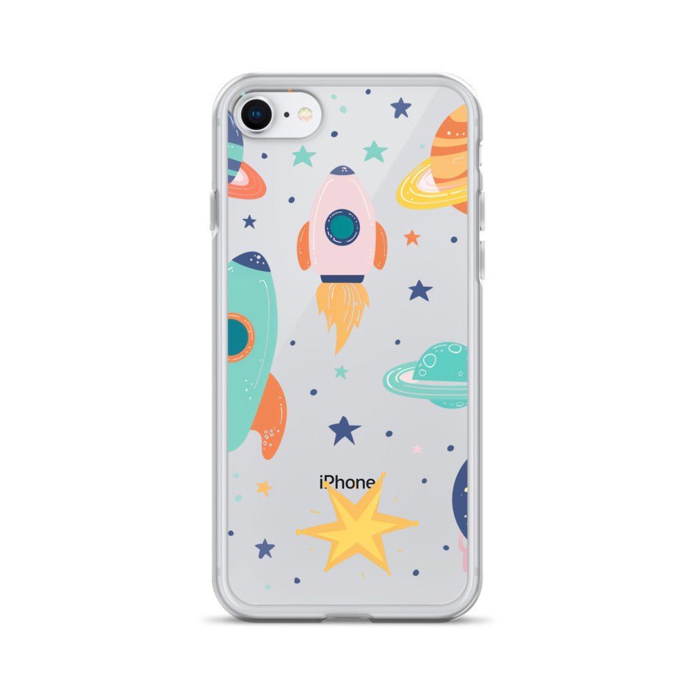 Funda transparente para iPhone - Stickers Astronomia - CeluMovil