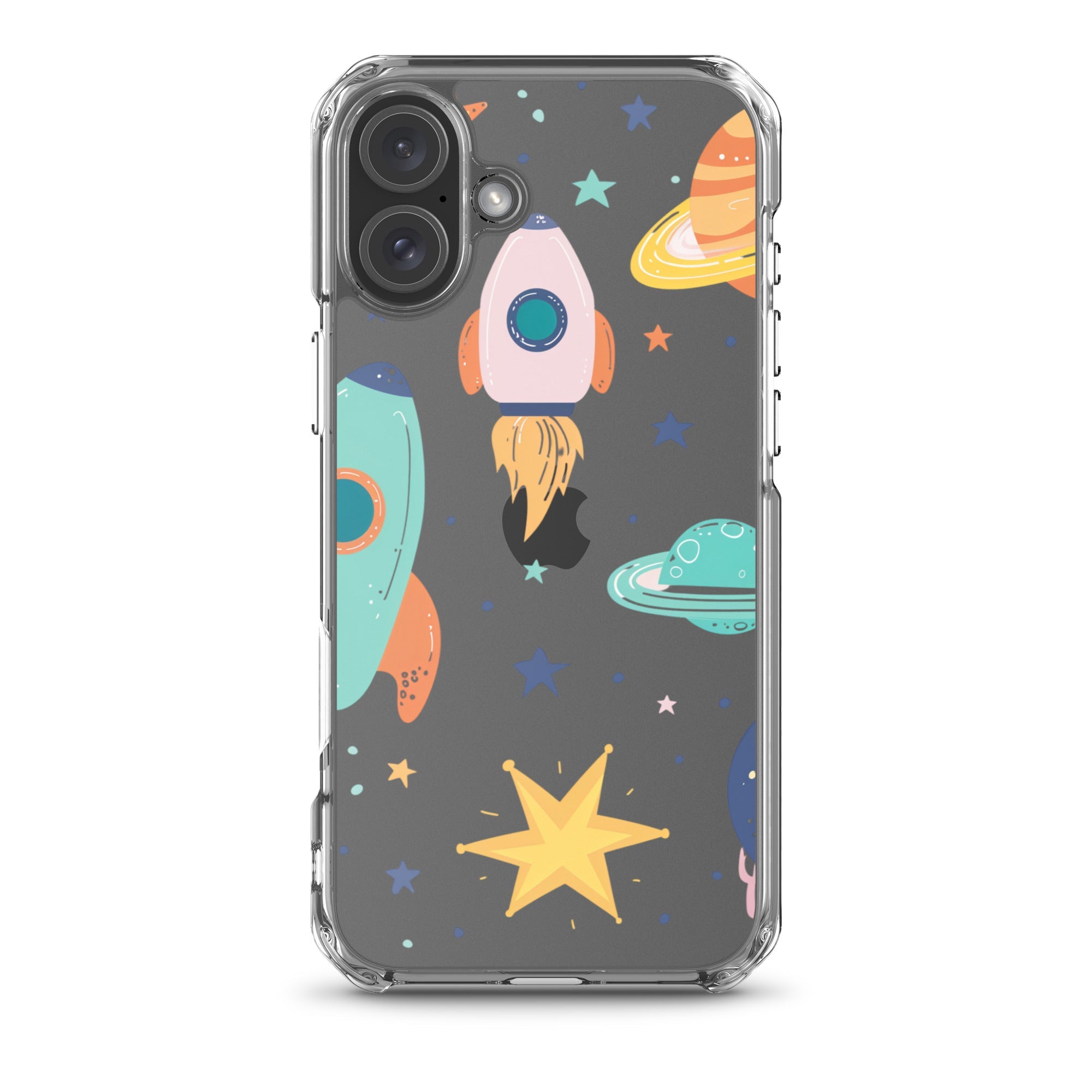 Funda transparente para iPhone - Stickers Astronomia - CeluMovil