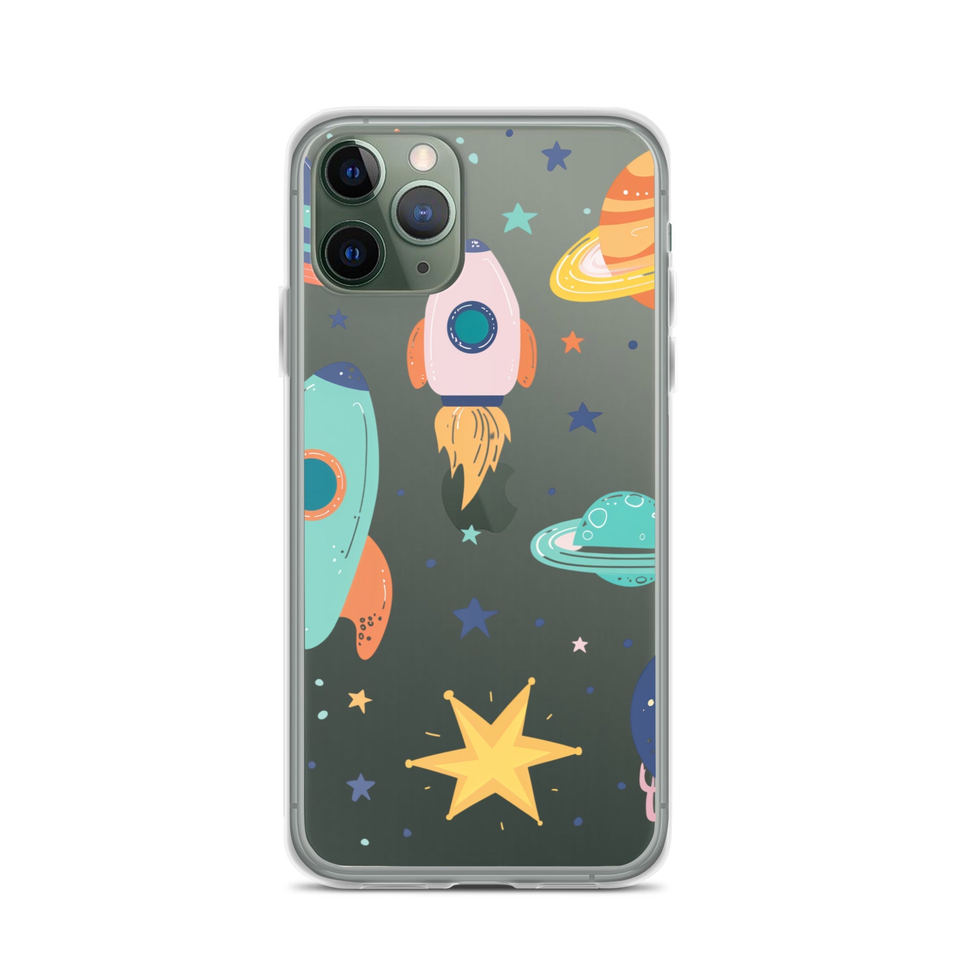 Funda transparente para iPhone - Stickers Astronomia - CeluMovil