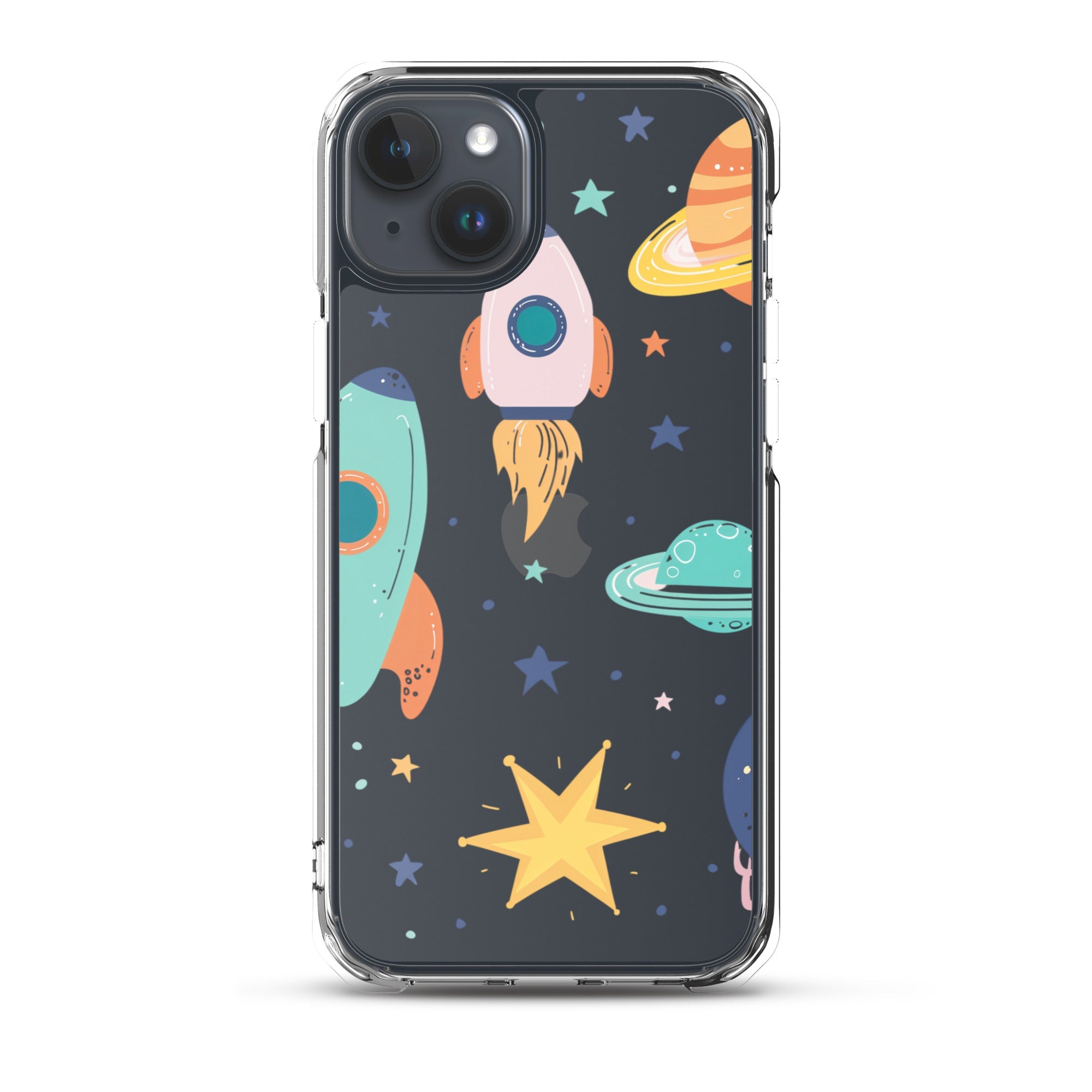 Funda transparente para iPhone - Stickers Astronomia - CeluMovil