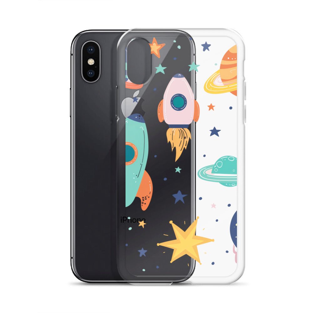 Funda transparente para iPhone - Stickers Astronomia - CeluMovil